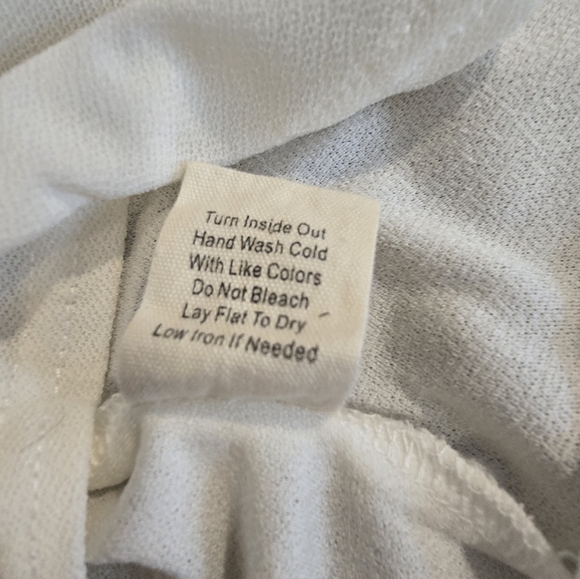 Sweet Wanderer Lightweight Sheer Sleeve Front Ribbon Tie Size Large Top - Picture 6 of 7